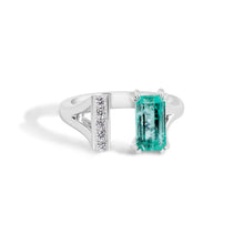 Load image into Gallery viewer, Colombian Emerald &amp; Diamond Ring
