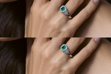 Load image into Gallery viewer, Colombian Emerald &amp; Diamond Ring
