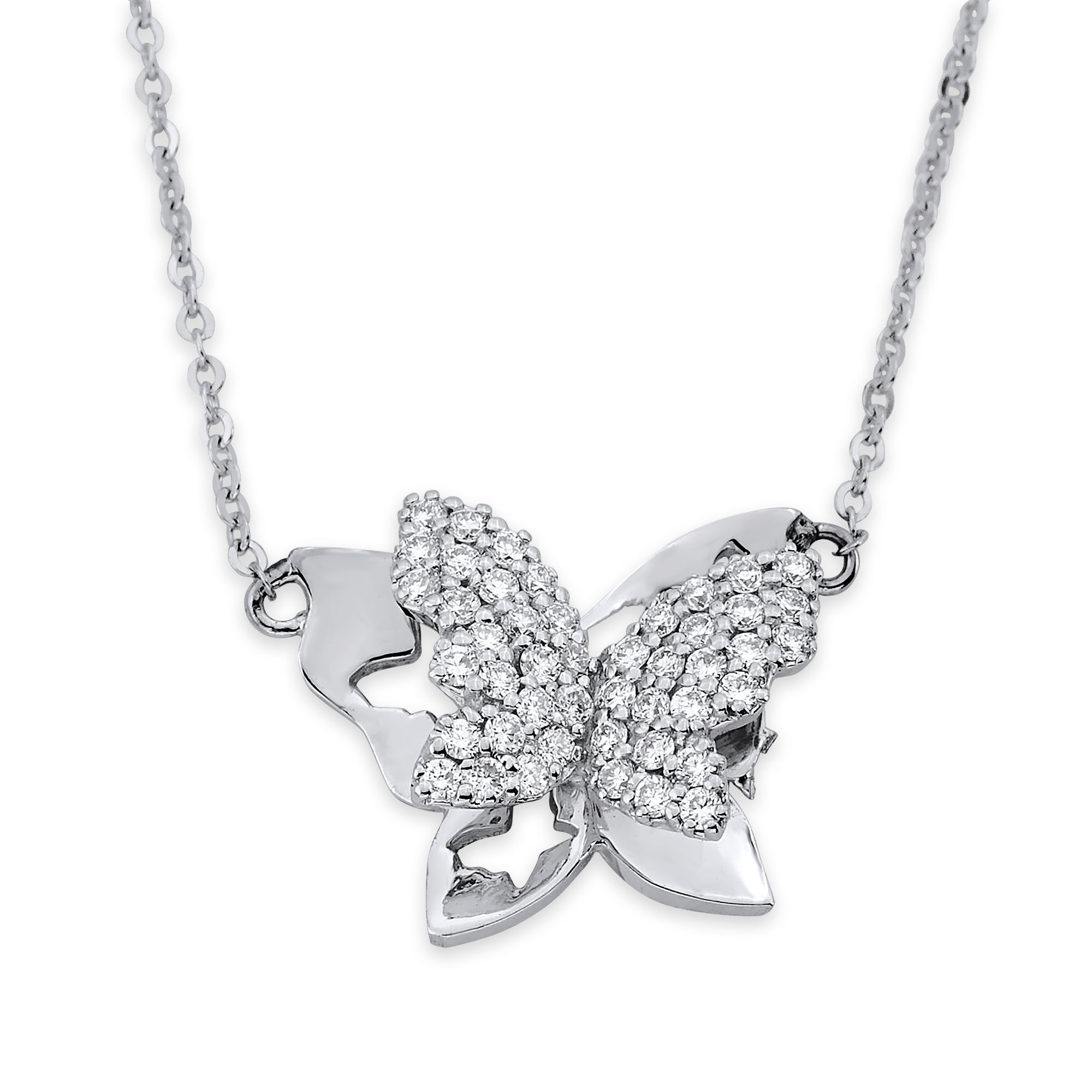 Butterfly Diamond Necklace & Earrings Set – Dominique's Jewelry